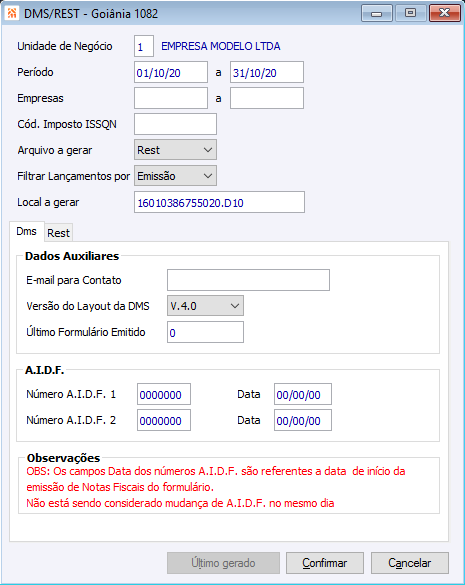 DMS – REST - Goiânia - 1082