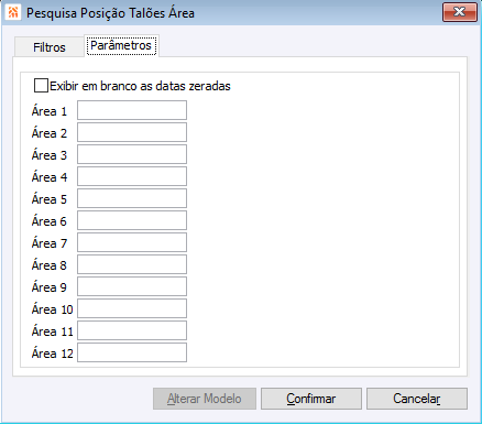 Pesquisa Posição Talões Área