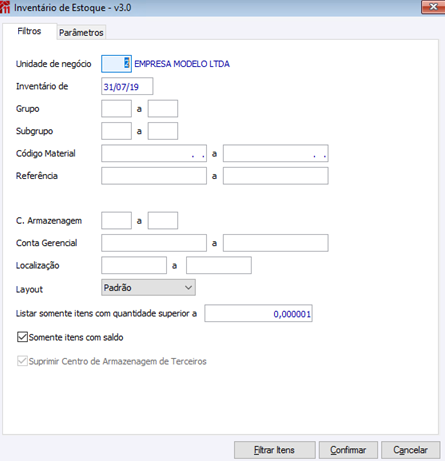 Inventário de Estoque -v3.0