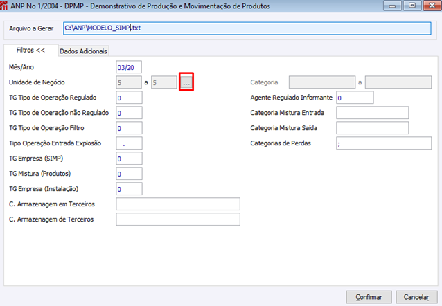 ANP No 1/2004-DPMP Demonstrativo de Produção e Movimentação de Produto