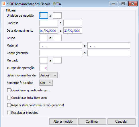 SIG Mov Fiscais Beta