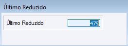 Último Reduzido