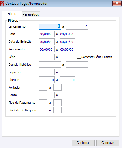 Contas a Pagar / Fornecedor