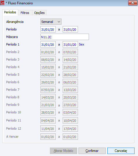 * Fluxo Financeiro