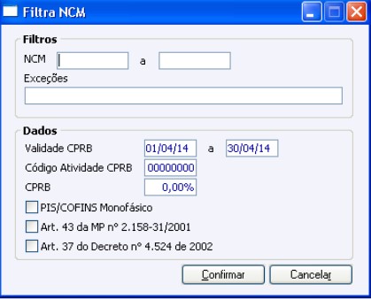 Filtra NCM