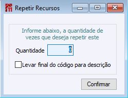 Repetir Recursos