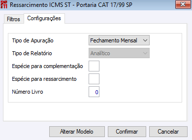 Ressarcimento de ICMS/ST Portaria CAT 17/99 SP