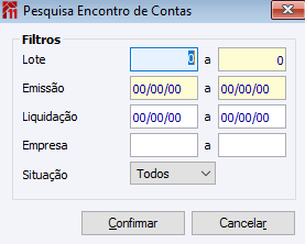 Pesquisa Encontro de Contas