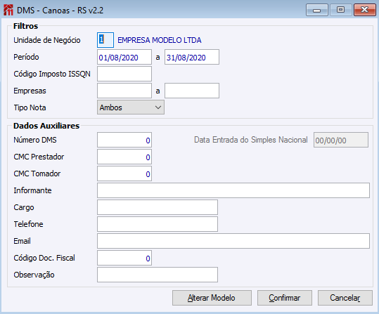 DMS Canoas - RS v2.2