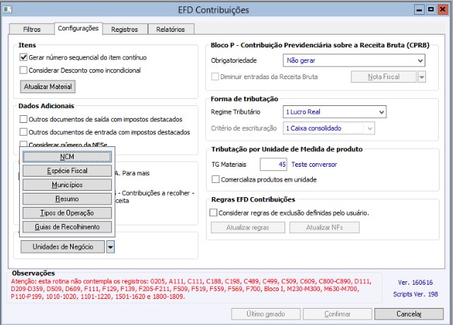 EFD Contribuições