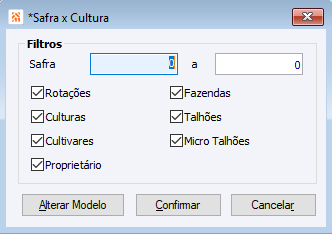 * Safra x Cultura