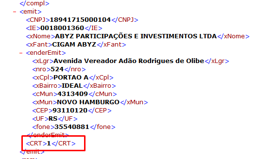 Conhecimento de Transporte Eletrônico 25