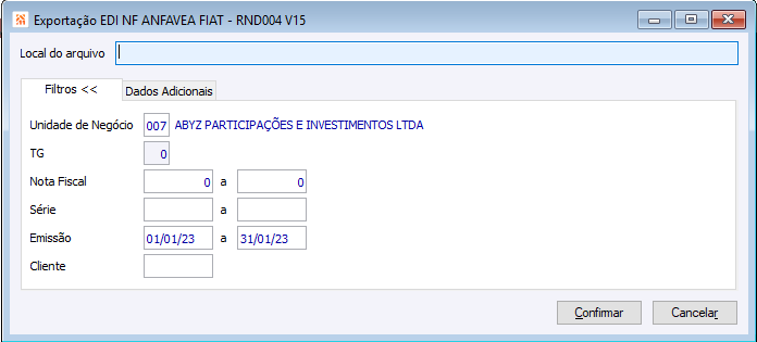 Faturamento Rotinas 18