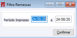 Filtro Remessas