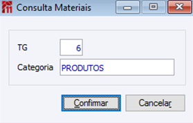 Consulta Materiais