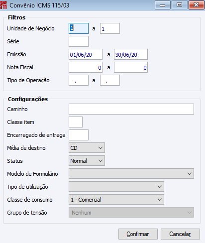 Convênio ICMS 115/03