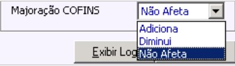 Majoração da COFINS