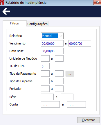 Relatório de Inadimplência