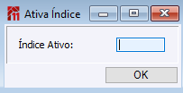 Ativar Índice