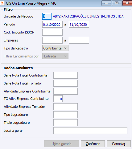 GIS On Line Pouso Alegre