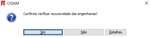 Verificar Recursividade Engenharia