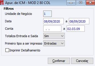 Apur de ICM -MOD 2 80 COL