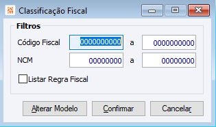 ClassificacaoFiscal