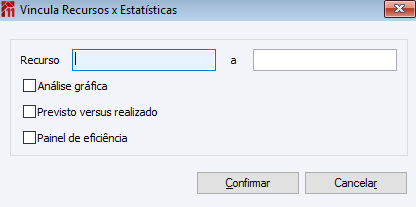 Vincula Recursos x Estatísticas