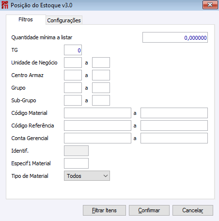 Posição do Estoque v3.0