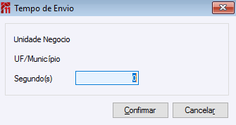 Tempo de Envio