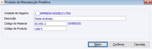 Produto de Matriz Preditiva