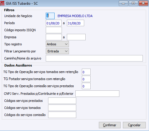 GIA ISS Tubarão - SC