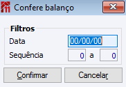 Confere balanço