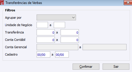 Transferência de Verbas