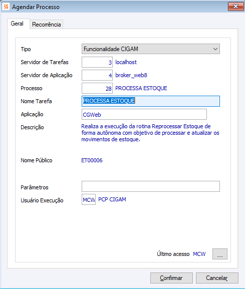 Como Fazer - Processa Estoque pelo Gerenciador de Processos