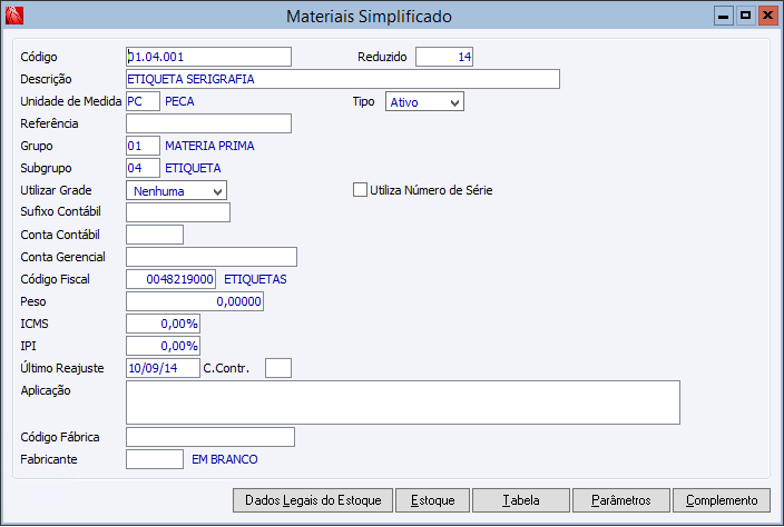 Materiais Simplificado