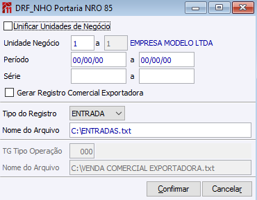 DRF_NHO POrtaria NRO 85