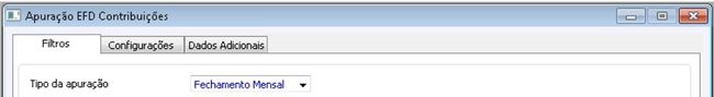 Apuração EFD Contribuições