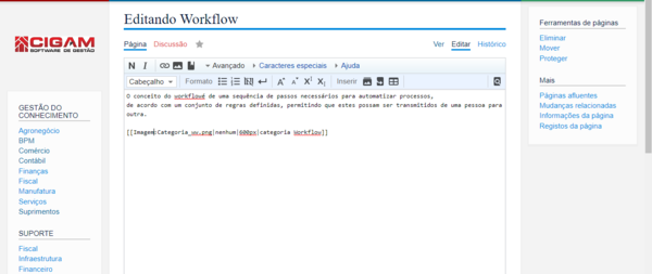 categoria Workflow