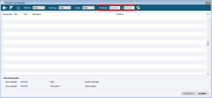ConsultarLogIntegracaoPeriodo