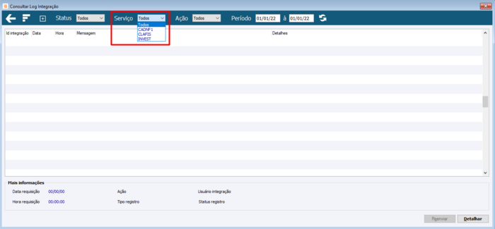 ConsultarLogIntegracaoServico