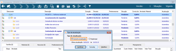 Cronograma de Projetos