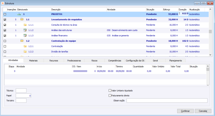 Cronograma de Projetos