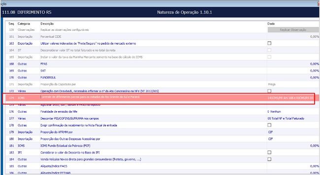 Nota Fiscal com Diferimento Parcial