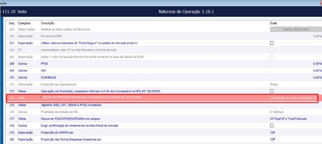 Nota Fiscal com Diferimento Parcial