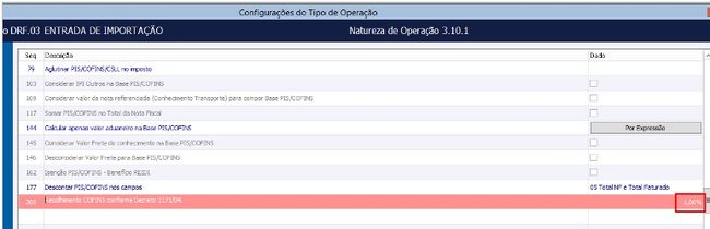 Notas Fiscais de Importação