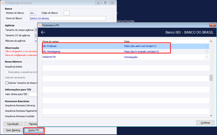 Parametros_PIX_Configuracao_Bancos_Dinamico