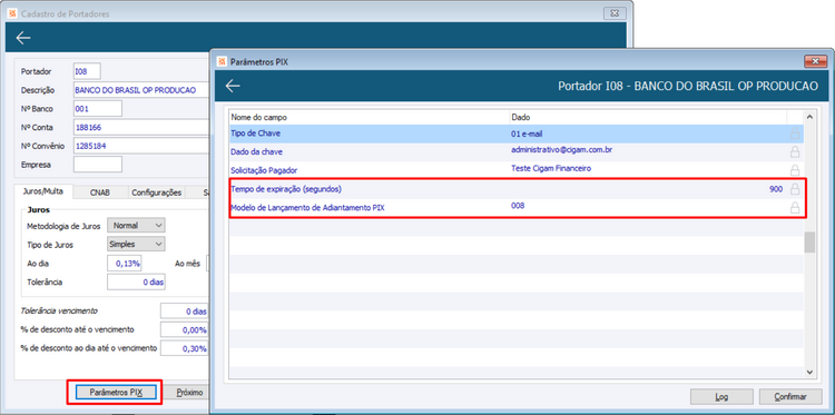 Portador_Parâmetros_PIX