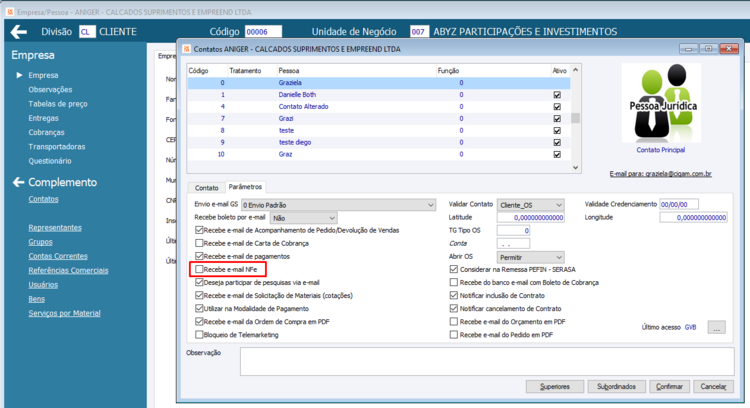 Portal CRM 7