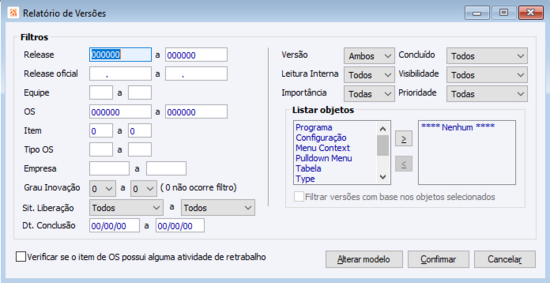 RelatorioVersoes